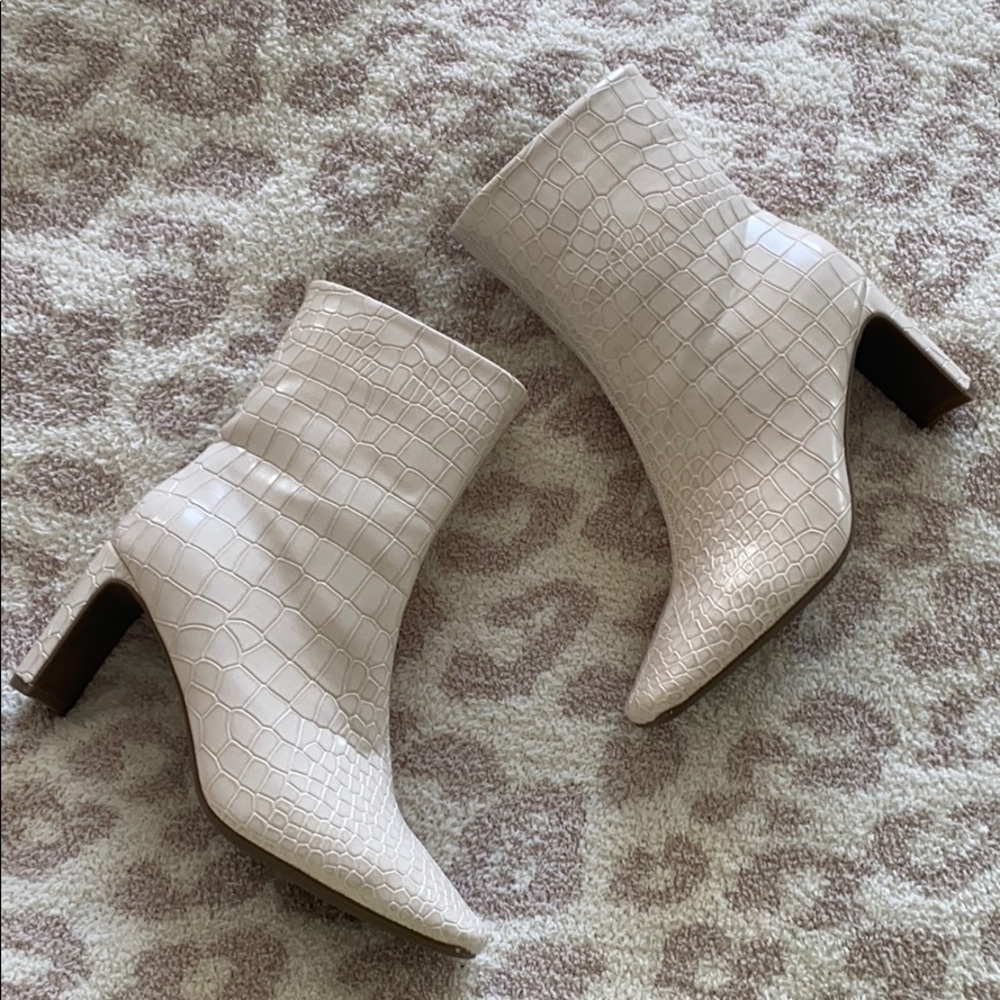 PLT croc booties